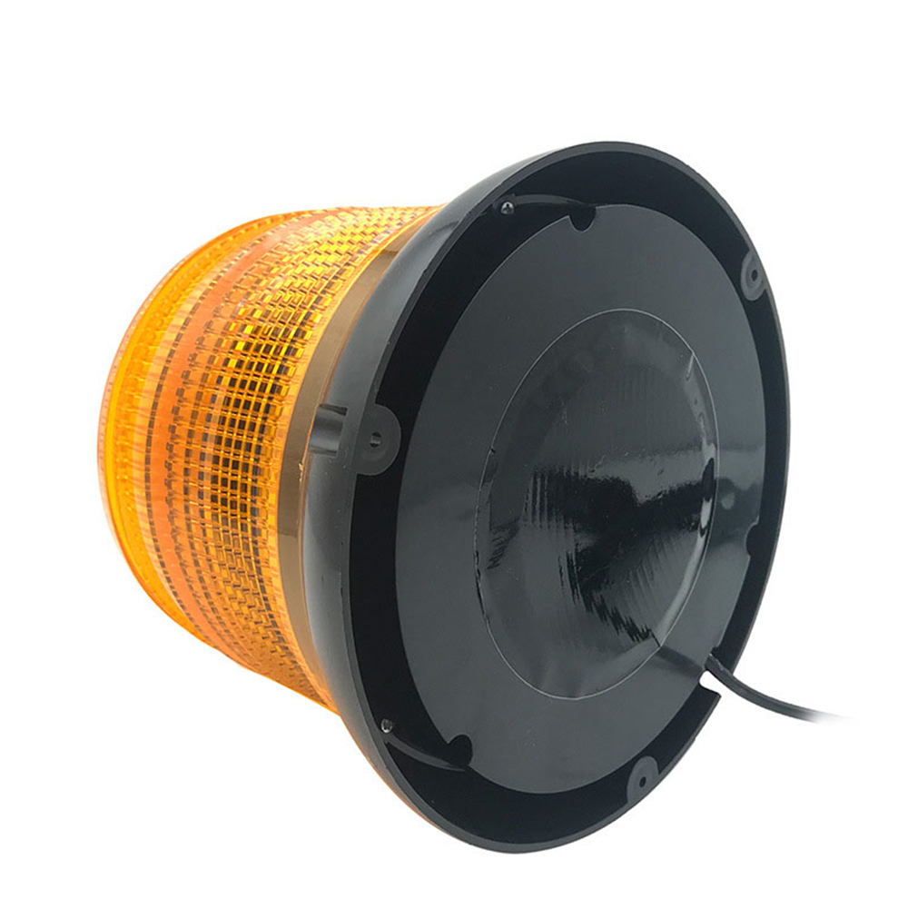 DC12/24V 72LED 15W Beacon Light Rotating Flash Warning Strobe Light Sanitation Work Roof Warning Light Car Strobe Light Amber DC12/24V 72LED 15W Beacon Light Rotating Flash Warning Strobe Light Sanitation Work Roof Warning Light Car Strobe Light Amber